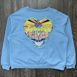 Who Decides War Light Blue Sweatshirt